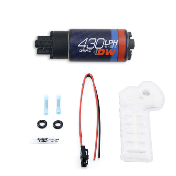 DeatschWerks 16-24 Civic Type-R / 18-24 Honda Accord DW430C 430LPH Compact Fuel Pump - Bull Strap