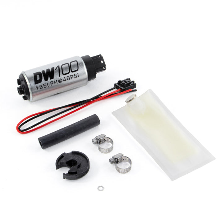 DeatschWerks 165 LPH In-Tank Fuel Pump w/ 94-05 Mazda Miata 1.6 / 1.8L Install Kit - Bull Strap