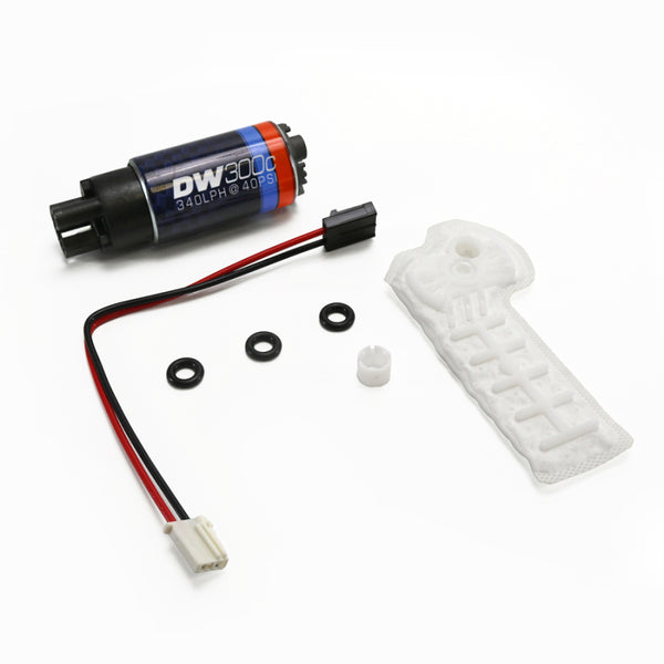 DeatschWerks 22-24 Subaru WRX / 21-24 BRZ/GR86 DW300C Series 340lph Compact Fuel Pump W/ Install Kit - Bull Strap