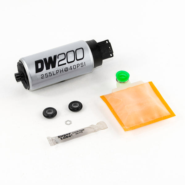 DeatschWerks 255 LPH In-Tank Fuel Pump w/ 06-09 Honda S2000 Set Up Kit - Bull Strap