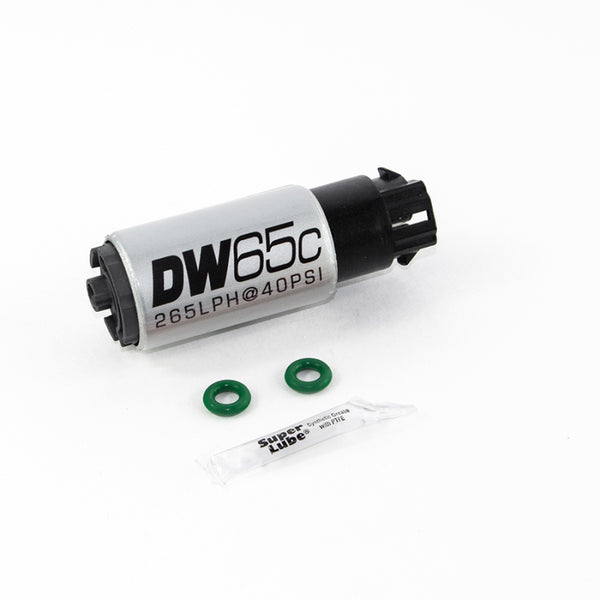 DeatschWerks 265 LPH Compact In-Tank Fuel Pump w/ 08-12 GTR Set Up Kit (2 Required) - Bull Strap