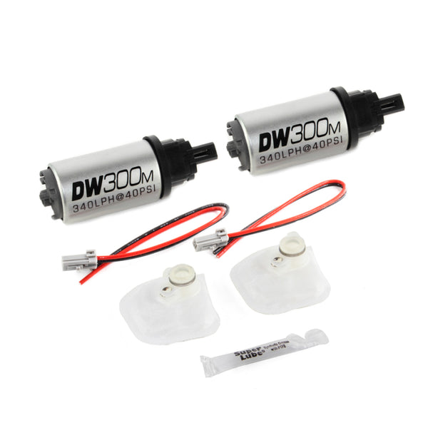 DeatschWerks 340 LPH Ford In-Tank Fuel Pump DW300M Series w/ 07-10 GT500 / GT500KR Install Kit - Bull Strap