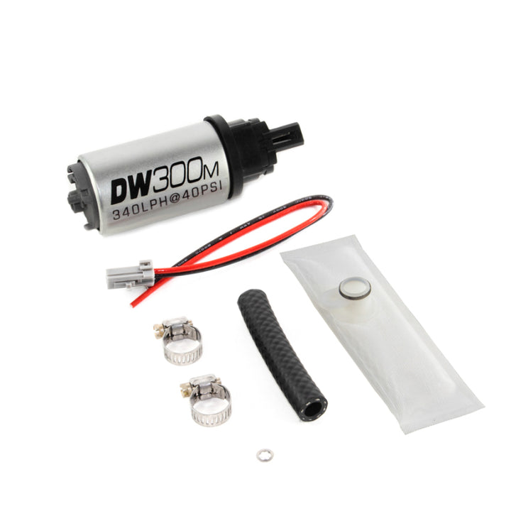 DeatschWerks 340 LPH Ford In-Tank Fuel Pump DW300M Series w/ 97-04 F-150/F-250 V6/V8 Install Kit - Bull Strap