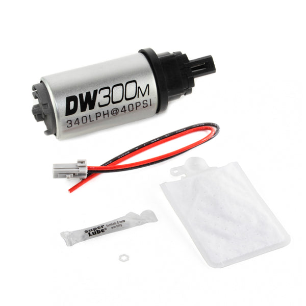 DeatschWerks 340 LPH Ford In-Tank Fuel Pump DW300M Series w/ 99-04 Mustang V6 / V8 Install Kit - Bull Strap