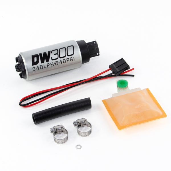 DeatschWerks 340 LPH In-Tank Fuel Pump w/ Universal Set Up Kit - Bull Strap