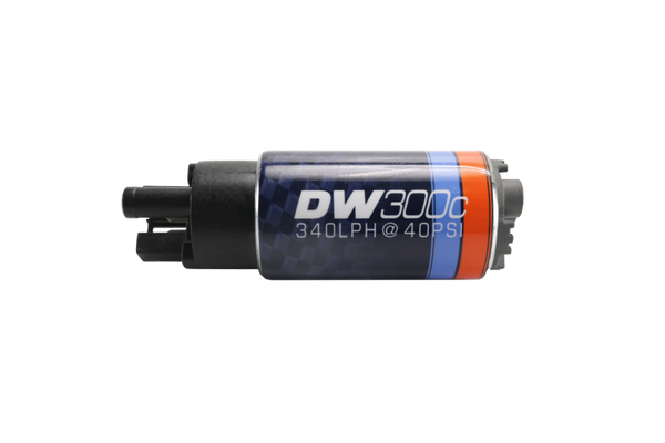 DeatschWerks 340lph DW300C Compact Fuel Pump w/o Mounting Clips - Bull Strap