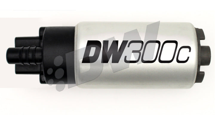DeatschWerks 340lph DW300C Compact Fuel Pump w/o Mounting Clips - Bull Strap