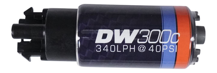 DeatschWerks 340lph DW300C Compact Fuel Pump w/o Mounting Clips - Bull Strap