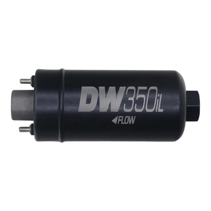 DeatschWerks 350 LPH DW350iL In-Line External Fuel Pump (No Bracket) - Bull Strap