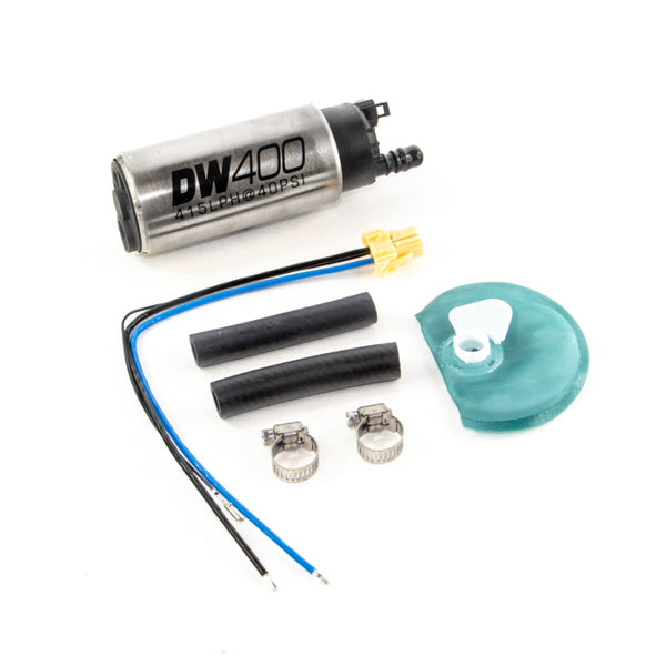 DeatschWerks 415LPH DW400 In-Tank Fuel Pump w/ Universal Set Up Kit - Bull Strap