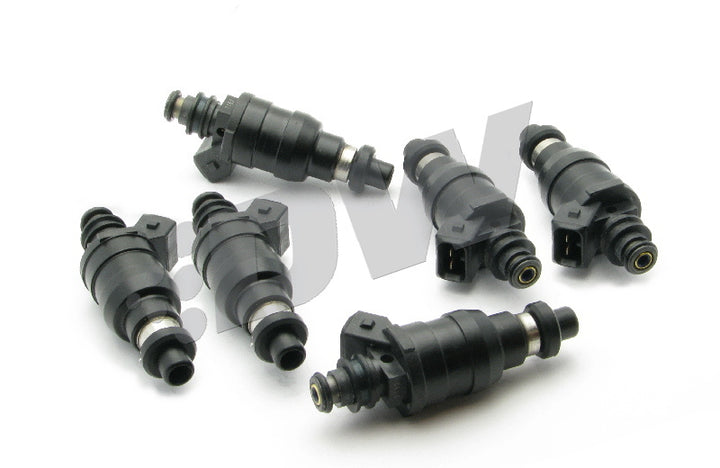 DeatschWerks 89-02 GTR RB26DETT 1000cc Top Feed Low Impedance Injectors - Bull Strap