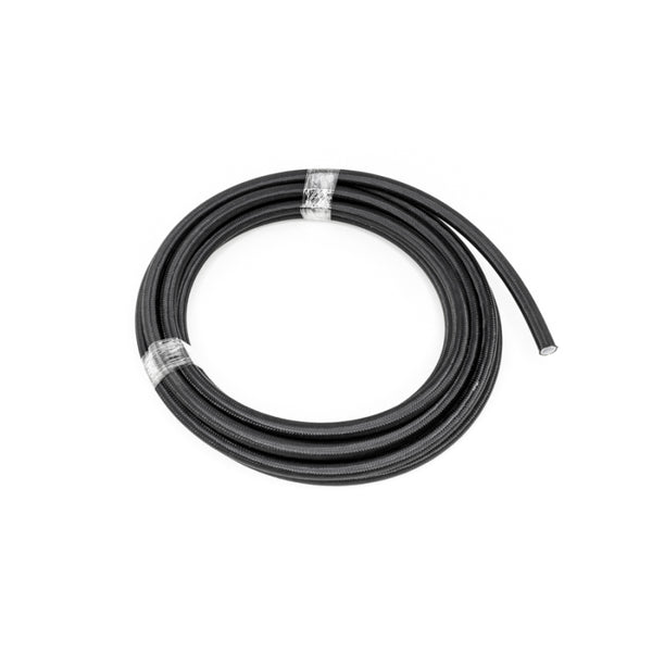 DeatschWerks 8AN Black Nylon Braided PTFE Hose 20 Feet - Bull Strap