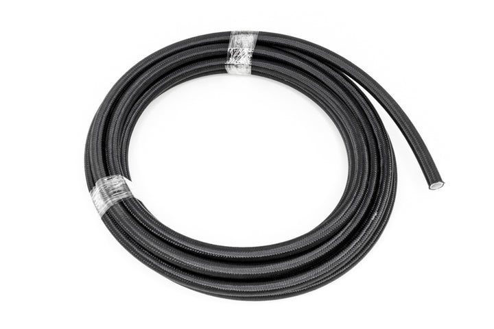 DeatschWerks 8AN Black Nylon Braided PTFE Hose 20 Feet - Bull Strap