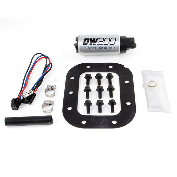 DeatschWerks 90-96 Chevy Corvette 5.7L (excl ZR-1) DW200 255 LPH In-Tank Fuel Pump w/ Install Kit - Bull Strap
