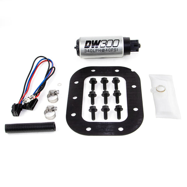 DeatschWerks 90-96 Chevy Corvette 5.7L (excl ZR-1) DW300 340 LPH In-Tank Fuel Pump w/ Install Kit - Bull Strap