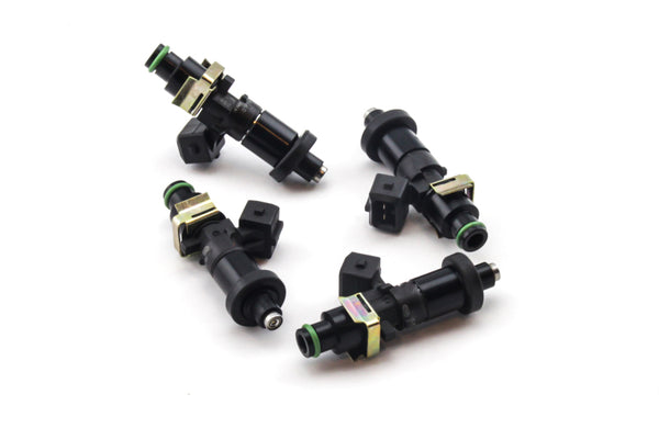 DeatschWerks 92-00 Honda Civic B/D/H / 91-01 Integra B/D/H Bosch EV14 1200cc Injectors (Set of 4) - Bull Strap