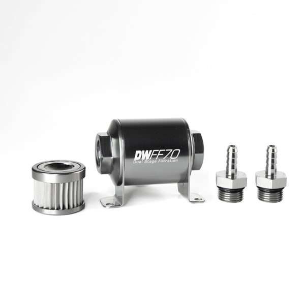 DeatschWerks 93-05 Subaru Impreza Fuel Filter - Bull Strap