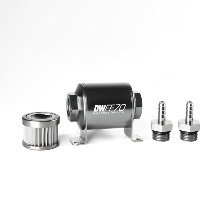 DeatschWerks 93-05 Subaru Impreza Fuel Filter - Bull Strap