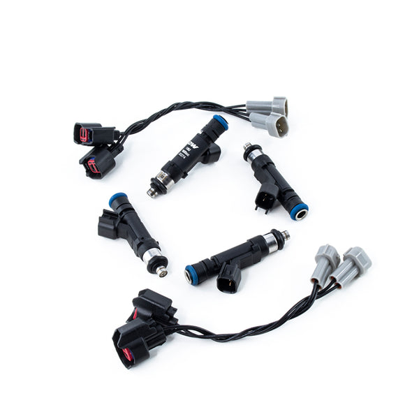 DeatschWerks 95-99 Mitsubishi Eclipse 1000CC Injectors (High Impedance) - Bull Strap