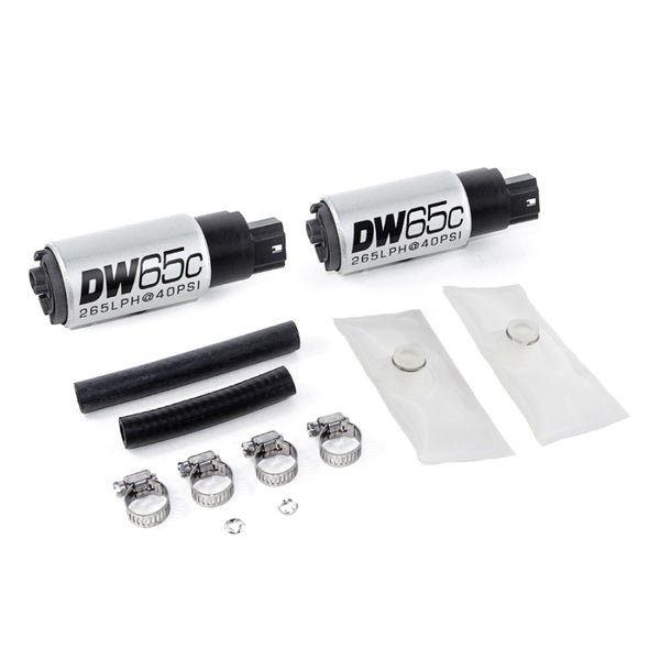 DeatschWerks 99-04 Ford Lightning DW65C 265lph Compact In-Tank Fuel Pump w/ Install Kit - Bull Strap