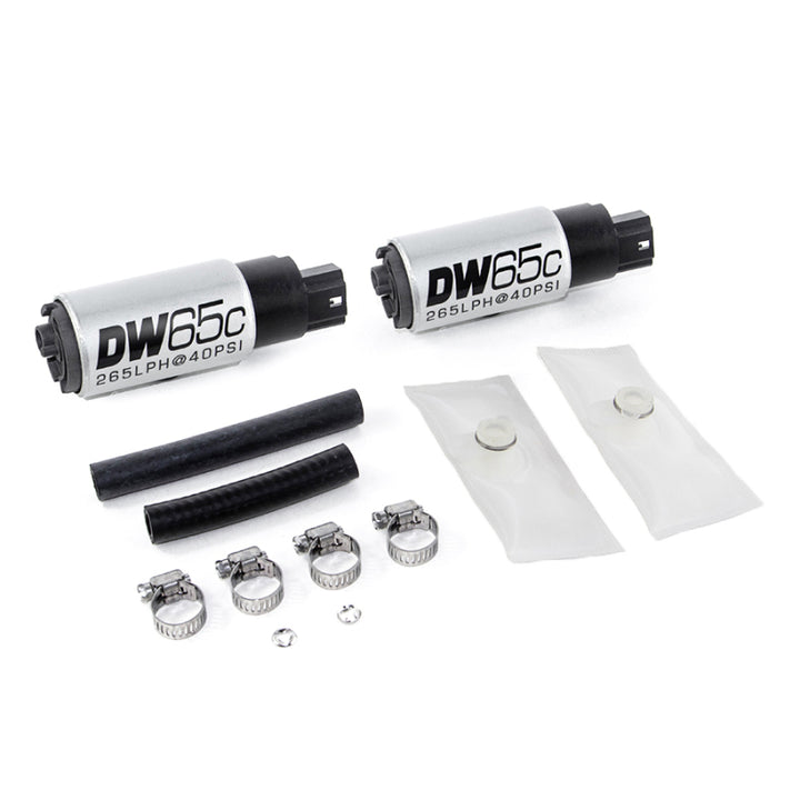 DeatschWerks 99-04 Ford Lightning DW65C 265lph Compact In-Tank Fuel Pump w/ Install Kit - Bull Strap