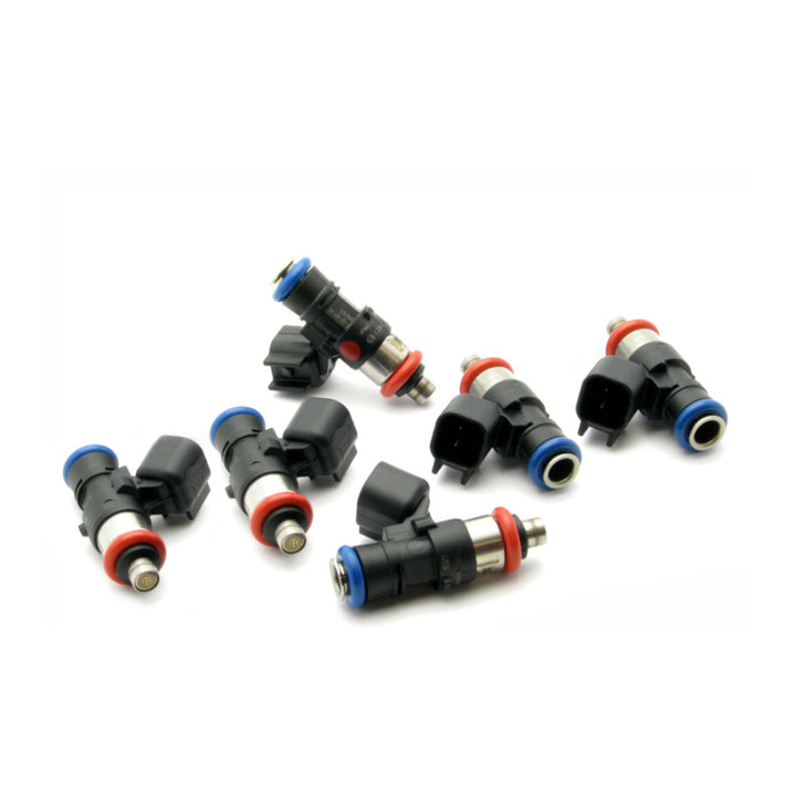DeatschWerks Bosch EV14 Universal 40mm Compact 90lb/hr Injectors (Set of 6) - Bull Strap