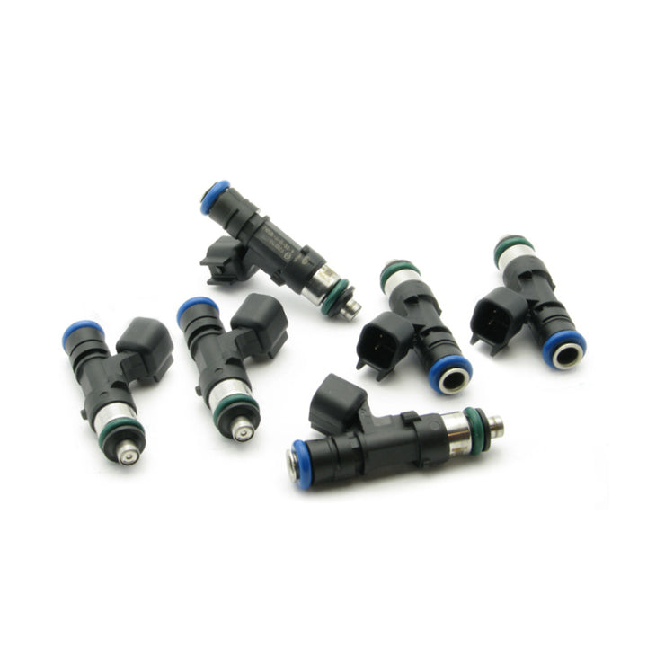 DeatschWerks Bosch EV14 Universal 48mm Standard 95lb/hr Injectors (Set of 6) - Bull Strap