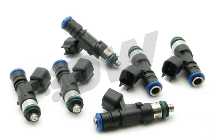 DeatschWerks Bosch EV14 Universal 48mm Standard 95lb/hr Injectors (Set of 6) - Bull Strap