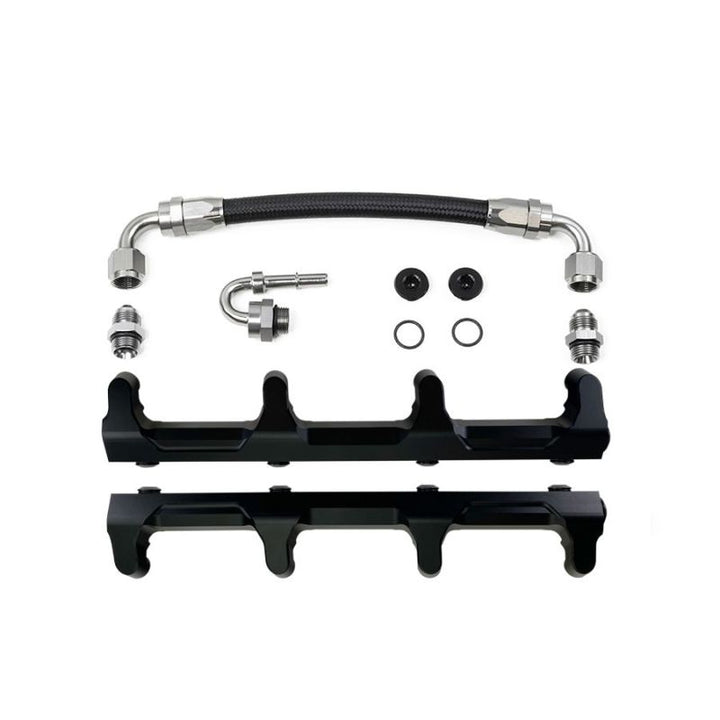 DeatschWerks Chevrolet LSA/LS9 Fuel Rails with Crossover - Bull Strap
