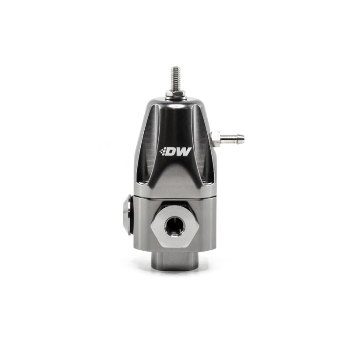 DeatschWerks DWR1000 Adjustable Fuel Pressure Regulator - Titanium - Bull Strap