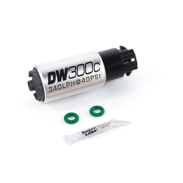 DeatschWerks DeatschWerks 340lph DW300C Compact Fuel Pump w/ 08-12 GTR Set Up Kit (2 Required) - Bull Strap