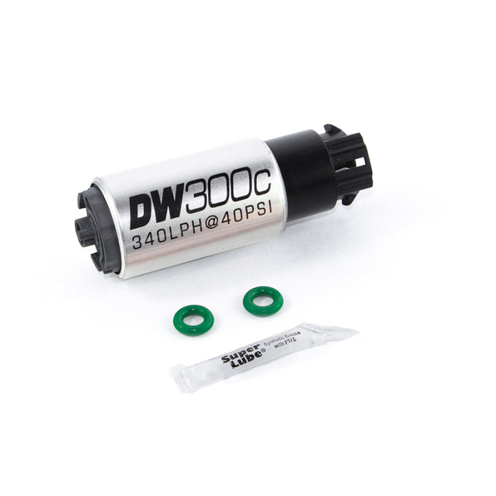 DeatschWerks DeatschWerks 340lph DW300C Compact Fuel Pump w/ 08-12 GTR Set Up Kit (2 Required) - Bull Strap