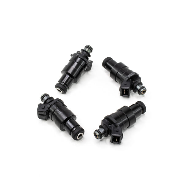 DeatschWerks Evo VIII/IX / 95-99 DSM 4G63T 1200cc Low Impedance Top Feed Injectors - Bull Strap