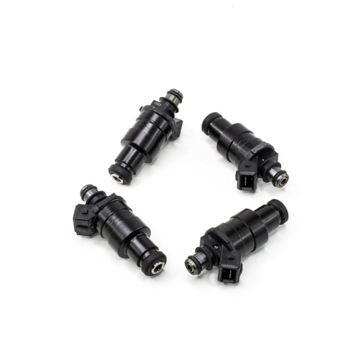 DeatschWerks Evo VIII/IX / 95-99 DSM 4G63T 1200cc Low Impedance Top Feed Injectors - Bull Strap