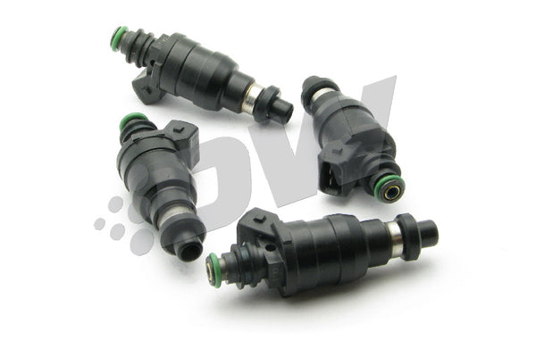DeatschWerks Evo VIII/IX / 95-99 DSM 4G63T 800cc Low Impedance Top Feed Injectors - Bull Strap