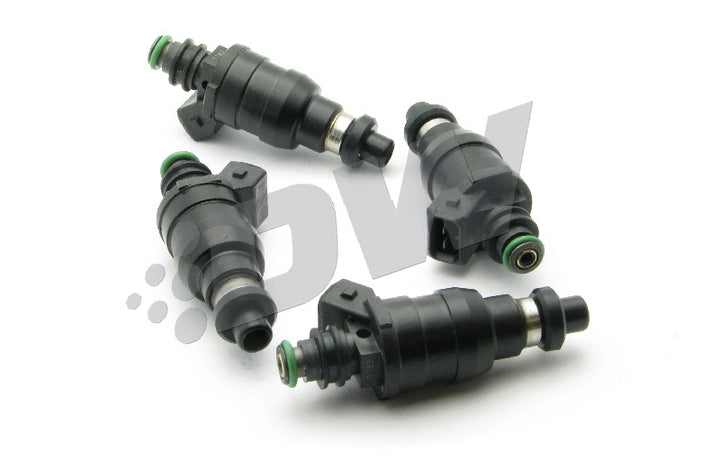 DeatschWerks Evo VIII/IX / 95-99 DSM 4G63T 800cc Low Impedance Top Feed Injectors - Bull Strap