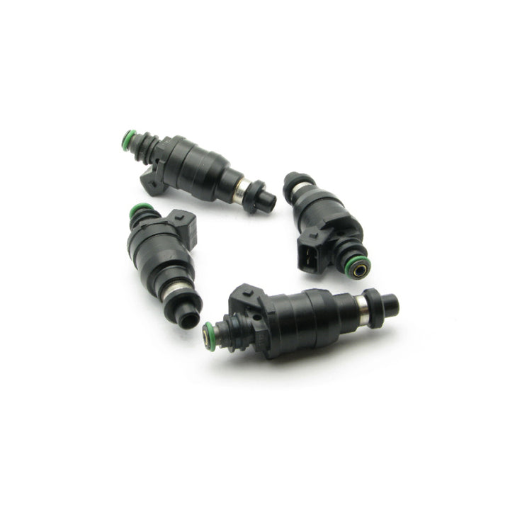 DeatschWerks Evo VIII/IX / 95-99 DSM 4G63T 800cc Low Impedance Top Feed Injectors - Bull Strap