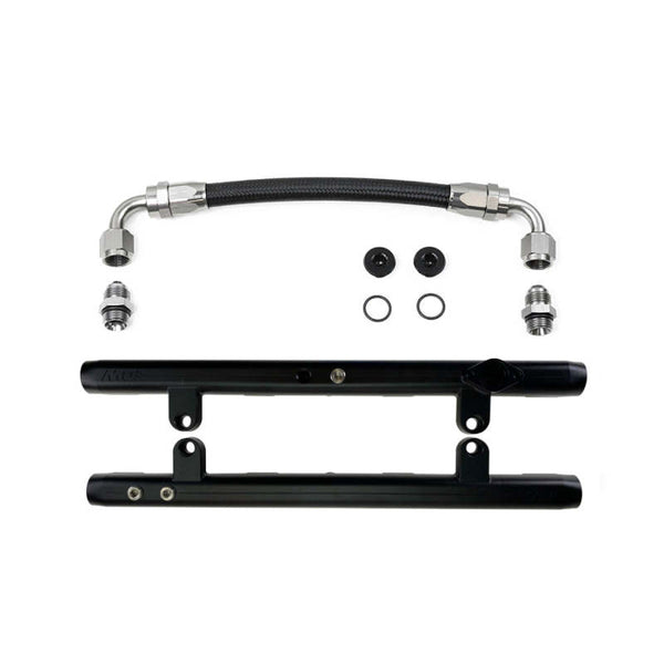DeatschWerks Ford 4.6 3-Valve Fuel Rails with Crossover - Bull Strap
