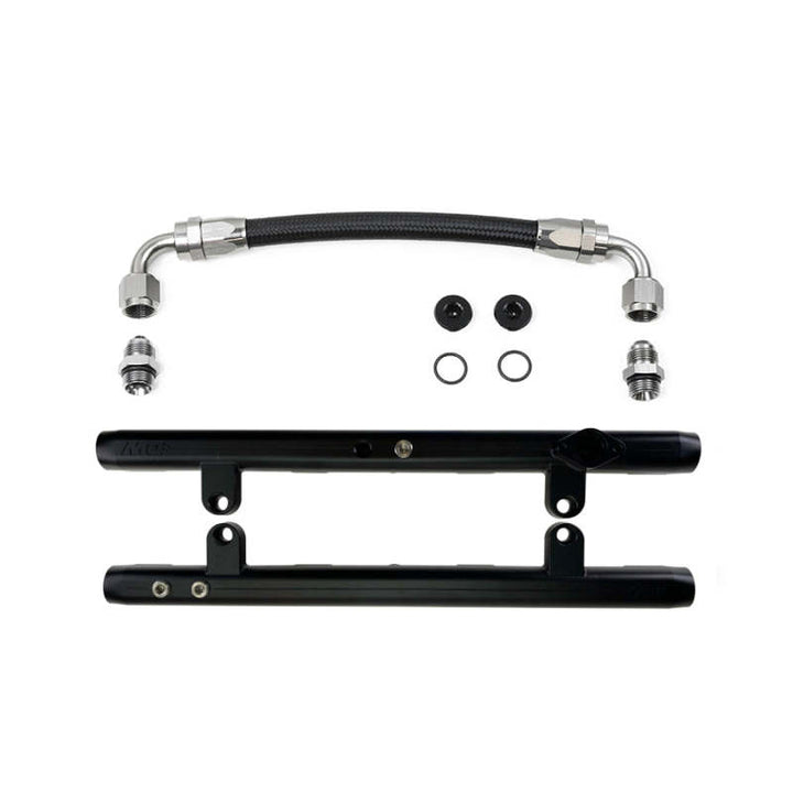DeatschWerks Ford 4.6 3-Valve Fuel Rails with Crossover - Bull Strap