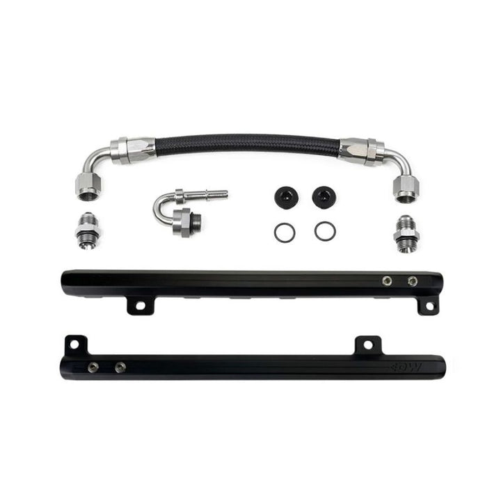 DeatschWerks Ford 4.6 3-Valve Fuel Rails with Crossover - Bull Strap