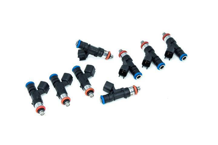 DeatschWerks LS2 / 05-06 6.0L V8 Cadillac CTS-V 42lb Injectors - Set of 8 - Bull Strap
