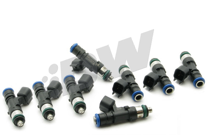 DeatschWerks LS2 / 5.7L & 6.1L HEMI 95lb Injectors - Set of 8 - Bull Strap