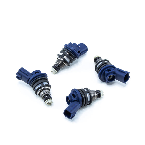 DeatschWerks Nissan G20 / SR20 / 240sx 950cc Side Feed Injectors - Bull Strap
