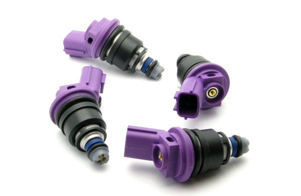 DeatschWerks Nissan G20 / SR20 / 240sx SR/KA 550cc Side Feed Injectors - Bull Strap