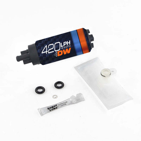 Deatschwerks DW420 Series 420lph In-Tank Fuel Pump w/ Install Kit For 09-12 Genesis Coupe - Bull Strap