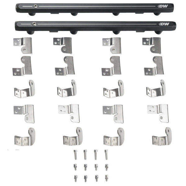 Deatschwerks GM Truck Gen 3 and 4 LS Fuel Rails - Bull Strap