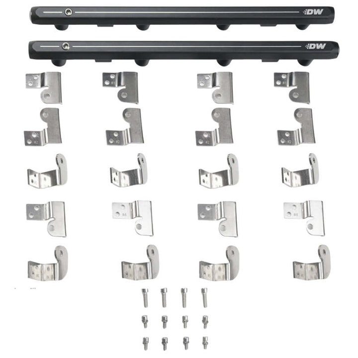 Deatschwerks GM Truck Gen 3 and 4 LS Fuel Rails - Bull Strap
