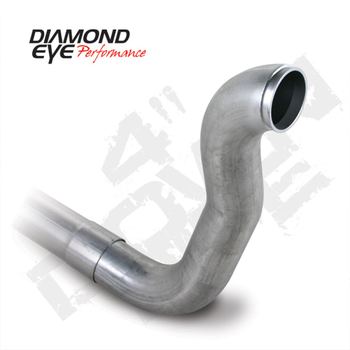 Diamond Eye DWNP 4in TB SGL W/ HX40 FLANGE AL DODGE 5.9L 2500/3500 89-93 4X4 ONLY - Bull Strap