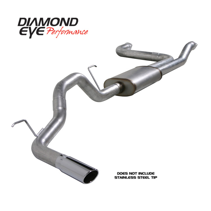 Diamond Eye KIT 3-1/2in CB SGL GAS AL NISSAN TITAN 5.6L 07-10 - Bull Strap
