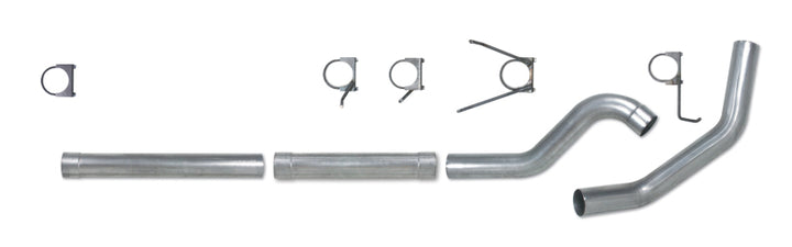 Diamond Eye KIT 4in CB MFLR RPLCMENT PIPE SGL AL: 2004.5-2007.5 DODGE CUMMINS 600 - Bull Strap